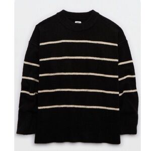 American Eagle/Aerie True Black Unreal Oversized Sweater